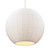 South Beach 3-Light White Round Pendant close up 2