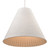  South Beach 4-Light White Woven Pendant close up shade