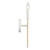 Cane Bay White 1-Light Sconce view from wall
