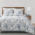 Blue Oceania Paradise Luxury 3-Piece Queen Size Duvet Set 