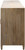 Encinitas 4-Door Rattan and Light Washed Wood Cabinet side 