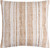 Tan and White Shore Stripes 20 x 20 Woven Pillow