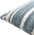 Raymond Blue Stripes 20 x 20 Woven Pillow side view