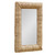 Twisted Natural Dune Seagrass Rectangle Mirror angle view