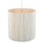 South Beach 1-Light White Woven Cylinder Pendant