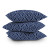  Navy and White Pebble Pathway Indoor-Outdoor Pillow stack