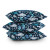 Sea Fishes Blue Indoor-Outdoor Pillow stack