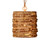 On the Strand Natural Beaded Pendant Lighting light on