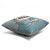 Oceanside Sandpiper Hand-Hooked 18 x 18 Pillow side view