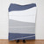 Catamaran Navy and Grey Knit Throw