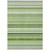 Gulf Shores Aloe Green Horizontal Stripes Rug