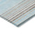 Driftwood and Sky Striped Area Rug corner