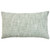 Woven Aqua Textured Rectangle Indoor-Outdoor Pillow