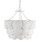  Tulum White Sand Dollar 3-Tier Chandelier view 2