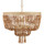 Sabia Coco and Cream Beaded Chandelier view 3