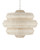 Antibes White Rattan Large 9-Light Chandelier 