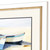 Summer Beached Boats Framed Art Prints close up corner