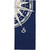 Sailor's Compass Navy Blue Hand-Hooked Area Rug  runner size