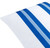 On Deck II Blue and White Stripe 20 x 20 Pillow corner