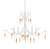 Arcachon Shell 2-Tiered White Chandelier view 2