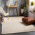 Belvedere Natural Braided Cream Jute Area Rug room idea