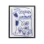 Oysters and Champagne Canvas Art in Black Frame