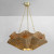 South Pacific Woven Giant Glam Shell Shaped Chandelier 4