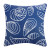 Navy Blue Beachcomber Shells Pillow
