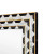 Nick and Nora Art Deco Mother of Pearl Mirror corner