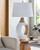 Elegant Spinnaker Roped Table Lamp in room