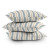 Sandy Point Striped Pillow pillow stack