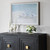 Skittering Snowy Plovers on the Sand Framed Art angle view