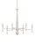 Delfina Shores White Wrapped 6-Light Chandelier