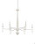 Delfina Shores White Wrapped 6-Light Chandelier view 4