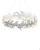 Tijereta White Seabird Round Chandelier close up angle view
