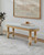 Rockport Aqua Striped Cushioned Bench room idea
