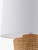  Windemere Woven Rattan Table Lamp shade and finial