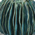 Bonaire Teal Blue Waters Handcrafted Table Lamp close up details on base