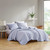 Hermosa Blue 3-Piece Reversible Matelasse Queen Coverlet Set angle view