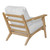 Palisade Lounge Cushioned Accent Chair back angle view
