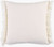Kimmie Ivory Fringe Plush 20 x 20 Pillow back of pillow