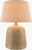 Salt Aire Woven Rattan Table Lamp lamp on