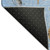 Oyster Bay Shells Blue Washable Rug backing