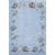 Oyster Bay Shells Blue Washable Rug