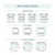 Blue Ocean Horizon Stripes Rug size guide