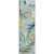 Beach Bungalow Palm Fronds Washable Rug runner