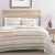 Sunset Harbor Stripe 3-Piece Quilt Set room view