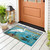 Marsh White Egret Indoor-Outdoor Accent Rug.front door