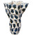 Indigo Seurat Porcelain Hand Crafted Vase