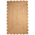 Tahitian Scalloped Edge Natural Jute Area Rug